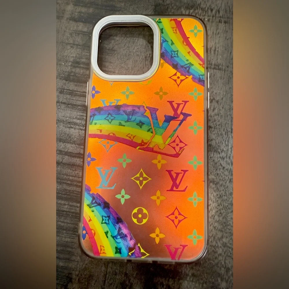 S.L. Fashions Colorful Rainbow Phone Case
